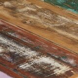  Stolić za kavu 140 x 70 x 40 cm od masivnog obnovljenog drva - Crna 140 x 70 x 40 cm 1 masivno obnovljeno drvo | shoptok.hr