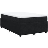 vidaXL Box spring postelja z vzmetnico črna 120x190 cm žamet, (21304776) | Shoptok.si