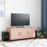 vidaXL TV ormarić ružičasti 100,5 x 39 x 43,5 cm hladno valjani čelik | shoptok.hr