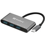 Sandberg USB-C na 3x USB 3.0 + PD Hub | shoptok.hr