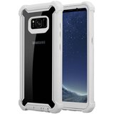 Cadorabo Ohišje, združljiv s Samsungom v brezi sivi barvi-zaščitni pokrov 2-in-1 s silikonskim robom TPU in akrilnim steklom, (20566858) Cene
