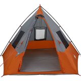 Tipi šator s krovom Siva i narančasta 383 x 338 x 217 cm taft | Eponuda.ba