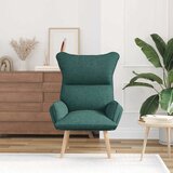  Fotelja Tamnozelena 69 x 74 x 93 cm Tkanina i šperploča | shoptok.hr