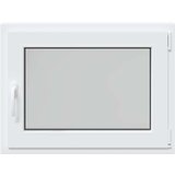  Okno za klet RISOR 80 x 60 cm PVC in steklo Bela, (5000215141) | Shoptok.si