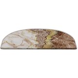 Vitaus Kremno beli/svetlo rjavi komplet preprog za stopnice 16 ks 20x65 cm Golden Marble – Cene