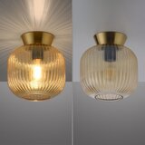  13574-27 - plafonsko svetlo nami 1xE27/25W/230V prečnik 20 cm zlatno/bež | Eponuda.com