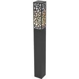 QAZQA Moderni zunanji steber črn 90 cm IP44 - Nicole Cene