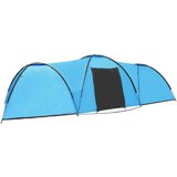  Iglu šator za kampiranje 650 x 240 x 190 cm za 8 osoba plavi | shoptok.hr