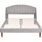 Lumor Oblazinjena postelja 160x200 cm iz žameta z letveno podlago – siva, (22151317) | Shoptok.si
