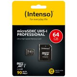 Intenso (Intenso) Micro SDHC/SDXC kartica 64GB Class 10, UHS-I +adapter, Pro - MicroSD 64GB Class10 UHS-I Pro Cijene