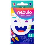 NEBULO Nebulo: 12-delni komplet barvnih voščenk Jumbo | Shoptok.si