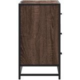 vidaXL Kupaonski ormarić za umivaonik boja hrasta 80x33x60 cm drveni | shoptok.hr
