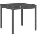  3-dijelni vrtni bistro set sivi od masivne borovine | shoptok.hr