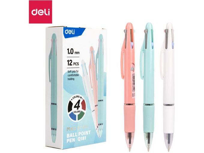 Deli Hemijska olovka Pastelna 4u1 0.7mm EQ181 | Eponuda.com