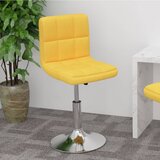 Okretni barski stolac od tkanine žuti | shoptok.hr