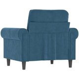 vidaXL Fotelja plava 60 cm baršunasta | shoptok.hr