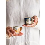 Bloomingville Plave/krem šalice u setu 2 kom za espresso od kamenine 55 ml Hezha – | shoptok.hr