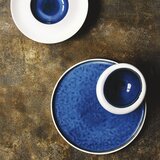 Le Coq Plitev krožnik Abyssos 27,5cm / okrogel / belo-moder / porcelan, (21318112) | Shoptok.si