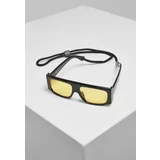 Urban Classics Sunglasses Raja With Strap Black/yellow One Size