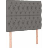  box spring s madracem LED tamnosivi 120 x 200 cm tkanina | shoptok.hr