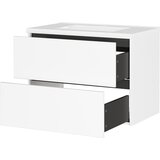Germania Bijeli zidni ormarić za ispod umivaonika u mat dekoru 81x61 cm Bodera – | shoptok.hr