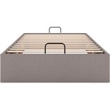  Otomanski okvir kreveta bez madraca smeđe-sivi 80x200cm tkanine | shoptok.hr