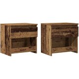  Noćni ormarići 2 kom staro drvo 40x30x39 cm konstruirano drvo | Eponuda.com