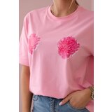 Kesi Cotton blouse with pink flower print | Shoptok.si