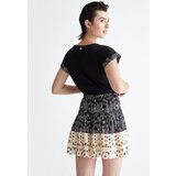 Liu Jo Obleka kremna / črna / bela | Shoptok.si