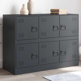  Komoda antracit 99 x 39 x 73 cm čelična | shoptok.hr