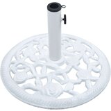  Stojalo za senčnik belo 12 kg 48 cm lito železo, (20610565) | Shoptok.si