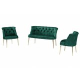 Atelier Del Sofa sofa i fotelja roma gold metal sea green Cene