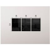 WALLXPERT dekorativna slika od kaljenog stakla (3 komada) 2052 50 x 70 | ePonuda.com