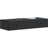 Stolna montirana na zid Crna 87 5 x 34 5 x 17 cm | shoptok.hr