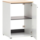 MID.YOU Večnamenska Omara Solea, Bela, Barva Hrasta | Shoptok.si