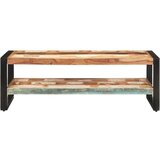 Maison Chic Klubska mizica - kavna mizica - Nizka mizica 120x60x40 cm trden predelan les, (21753505) Cene