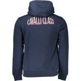 Cavalli Class SWEATSHIRT WITH ZIP MAN BLUE | Shoptok.si