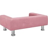 Krevet za pse ružičasti 70 x 45 x 26 5 cm baršunasti | shoptok.hr