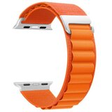 Ksix izmjenjivi najlonski remen kompatibilan s Apple Watch 42/44/45mm,narančast | shoptok.hr