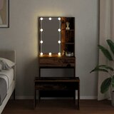  Toaletni stolić s LED-om izrađenim od starog drva | shoptok.hr