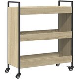 Kuhinjska kolica boja hrasta 70 x 30 x 82 cm konstruirano drvo | shoptok.hr