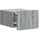  Stenski nočni omarici s predalom Siva Sonoma 33 x 34,5 x 24 cm, (5000209884) | Shoptok.si