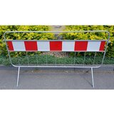  Zaporna ograja, dolžina 2000 mm, Ø cevi 22 mm, rdeče / bele barve | Shoptok.si