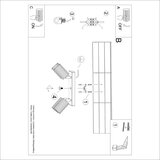  Stropna svetilka KARBON 4 olivno zelena, (21626899) | Shoptok.si