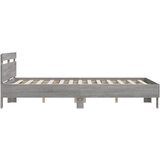  Okvir za krevet s uzglavljem boja hrasta 140x200 cm drveni | shoptok.hr