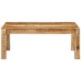 Maison Chic Klubska mizica - kavna mizica - Nizka mizica 100x55x40 trden mangov les, (21754763) | Shoptok.si