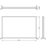 Sapho Pult omarice za umivalnik iz masivnega hrasta v naravni barvi 80x50 cm Woody – | Shoptok.si