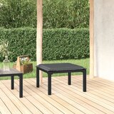Maison Chic Vrtni stolček - Vrtni stoli za noge z blazino črn in siv poli ratan JS1010, (21877579) | Shoptok.si