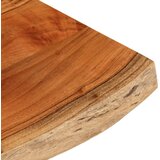 Stolna ploča 80x40x3,8 cm pravokutna bagremovo drvo živi rub | shoptok.hr