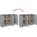 vidaXL komoda boja sivog hrasta sonome 90,5x30x70 cm konstruirano drvo | shoptok.hr